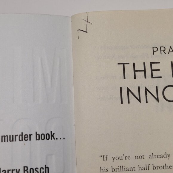 The Law of Innocence: A Lincoln Lawyer Novel By Michael Connelly Book - Picture 8 of 9